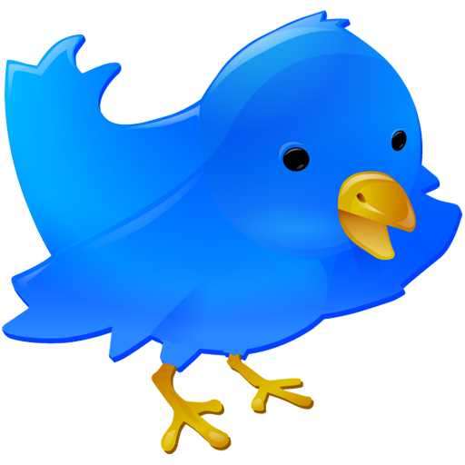 Twitter Bird Icon 512x512 png